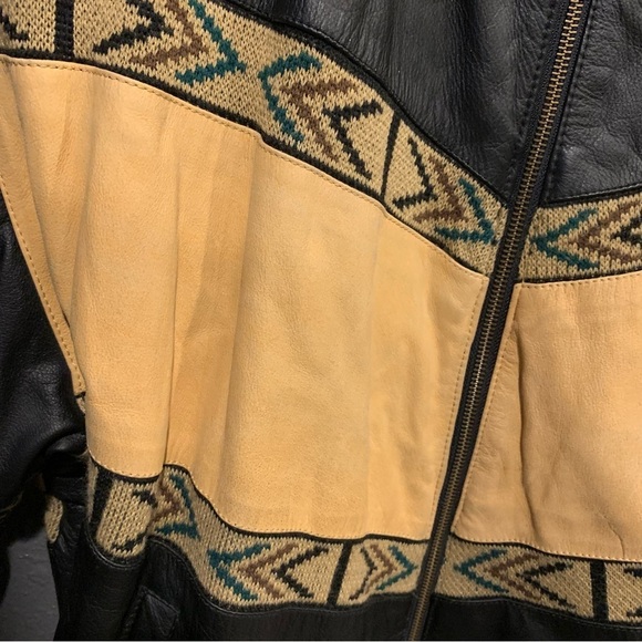 Men’s Lawless Western Leather Jacket - Picture 3 of 6